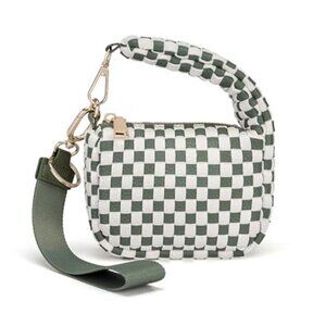 Women's Cute Mini Quilted Wristlet Gift Pouch Puffer Evening Bag